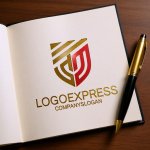 画像6: SJの文字と盾を組み合わせた力強いロゴ (6)