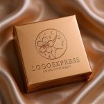 画像14: 女性の横顔と桜の優美なロゴ (14)