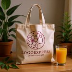 画像8: 女性の横顔と桜の優美なロゴ (8)