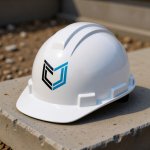 画像7: CとJが組み合わさったモダンな幾何学ロゴ (7)