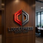 画像9: CとDが融合するモダン六角形ロゴ (9)