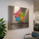 画像14: 五つのカラフルなハートで繋がる人々のロゴ (14)