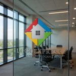 画像10: カラフルな家と四方への発展ロゴ (10)