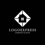 画像4: カラフルな家と四方への発展ロゴ (4)