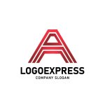 画像3: A字のラインとグラデーションロゴ (3)