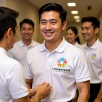 画像14: 人々の繋がりと多様性を表現した円形ロゴ (14)