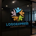 画像15: 人々の繋がりと多様性を表現した円形ロゴ (15)