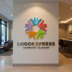 画像10: 人々の繋がりと多様性を表現した円形ロゴ (10)