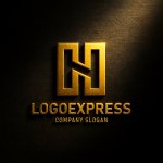 画像12: Hの幾何学的な繋がりロゴ (12)