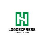 画像3: Hの幾何学的な繋がりロゴ (3)