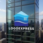 画像16: 波とグラデーションの家ロゴ (16)