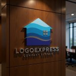 画像9: 波とグラデーションの家ロゴ (9)