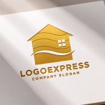 画像11: 波とグラデーションの家ロゴ (11)