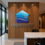 画像13: 波とグラデーションの家ロゴ (13)