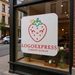 画像7: 王冠を被った笑顔のイチゴロゴ (7)