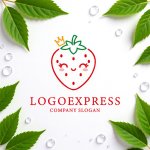 画像9: 王冠を被った笑顔のイチゴロゴ (9)