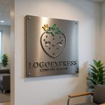 画像13: 王冠を被った笑顔のイチゴロゴ (13)