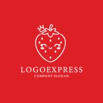 画像4: 王冠を被った笑顔のイチゴロゴ (4)