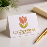 画像16: やさしい色合いのチューリップロゴ (16)