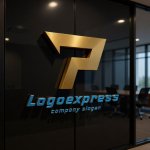 画像15: 「nan」と未来的な流線型のロゴ (15)