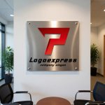 画像7: 「nan」と未来的な流線型のロゴ (7)