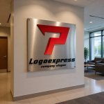 画像10: 「nan」と未来的な流線型のロゴ (10)