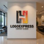 画像10: Hのダイナミックグラデーションロゴ (10)