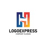 画像3: Hのダイナミックグラデーションロゴ (3)