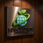 画像5: 地球と芽生えのグローバルエコロゴ (5)