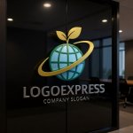 画像15: 地球と芽生えのグローバルエコロゴ (15)