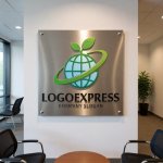 画像7: 地球と芽生えのグローバルエコロゴ (7)