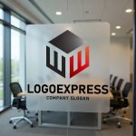 画像8: Wの文字が融合した立体キューブロゴ (8)