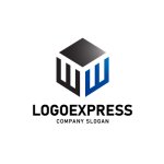 画像3: Wの文字が融合した立体キューブロゴ (3)