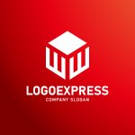 画像4: Wの文字が融合した立体キューブロゴ (4)