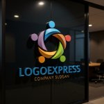 画像15: カラフルな人々が繋がる共創ロゴ (15)