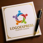 画像6: カラフルな人々が繋がる共創ロゴ (6)