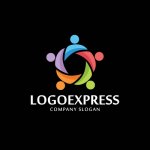 画像4: カラフルな人々が繋がる共創ロゴ (4)