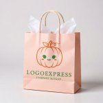 画像6: 笑顔のかわいいカボチャのロゴ (6)