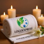 画像5: 葉と水滴のエコロジーロゴ (5)