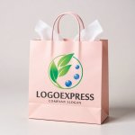 画像6: 葉と水滴のエコロジーロゴ (6)