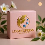 画像10: 葉と水滴のエコロジーロゴ (10)