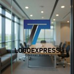 画像9: T字のダイナミックグラデーションロゴ (9)