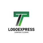 画像3: T字のダイナミックグラデーションロゴ (3)