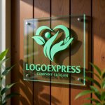 画像11: 優しく包むハートと人々の成長ロゴ (11)