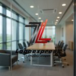 画像9: 「LL」のスピードラインとグラデーションロゴ (9)