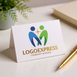 画像16: 人々の繋がりと輝きを表すM字ロゴ (16)