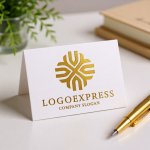 画像16: 幾何学的なつながりと繁栄のVロゴ (16)