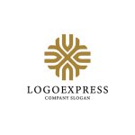 画像1: 幾何学的なつながりと繁栄のVロゴ (1)