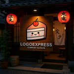 画像16: 笑顔のケーキとチェリーの可愛いロゴ (16)