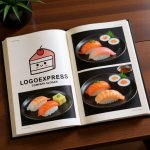 画像9: 笑顔のケーキとチェリーの可愛いロゴ (9)